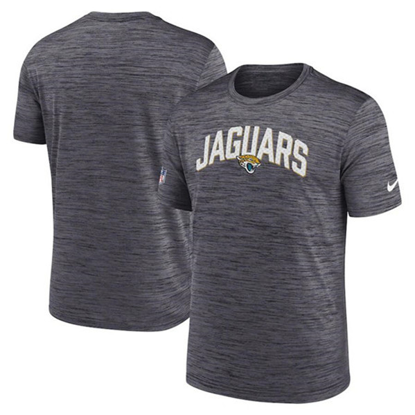 Men's Jacksonville Jaguars Black On-Field Sideline Velocity T-Shirt
